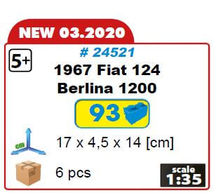 Voiture Fiat 124 Berlina 1200